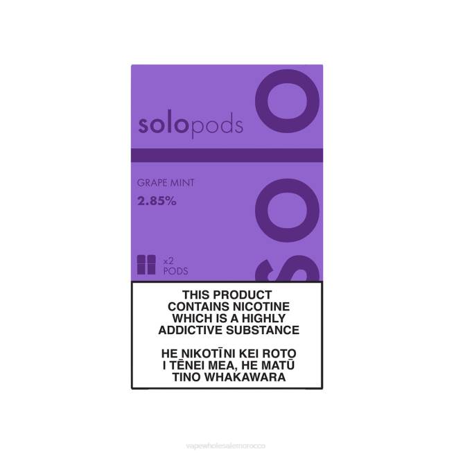 Electronic Cigarette Morocco - Solo جراب بديل 2-pack نعناع العنب 428J54