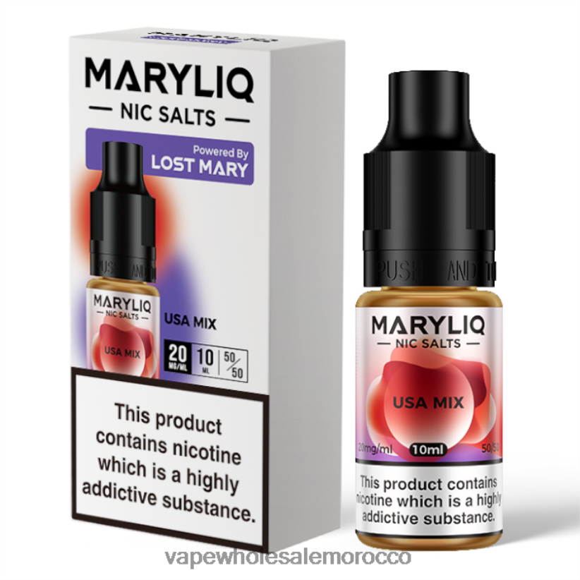 Morocco Vape Shop - مزيج الولايات المتحدة الأمريكية R840F2462 LOST MARY MARYLIQ أملاح النيكوتين - 10 مل - 20 ملغ