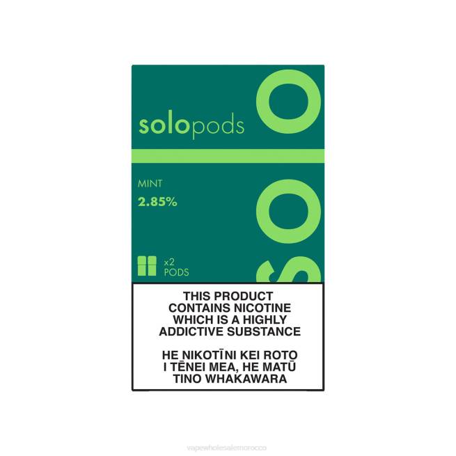 Morocco Vape Wholesale - Solo جراب بديل 2-pack نعناع 428J52