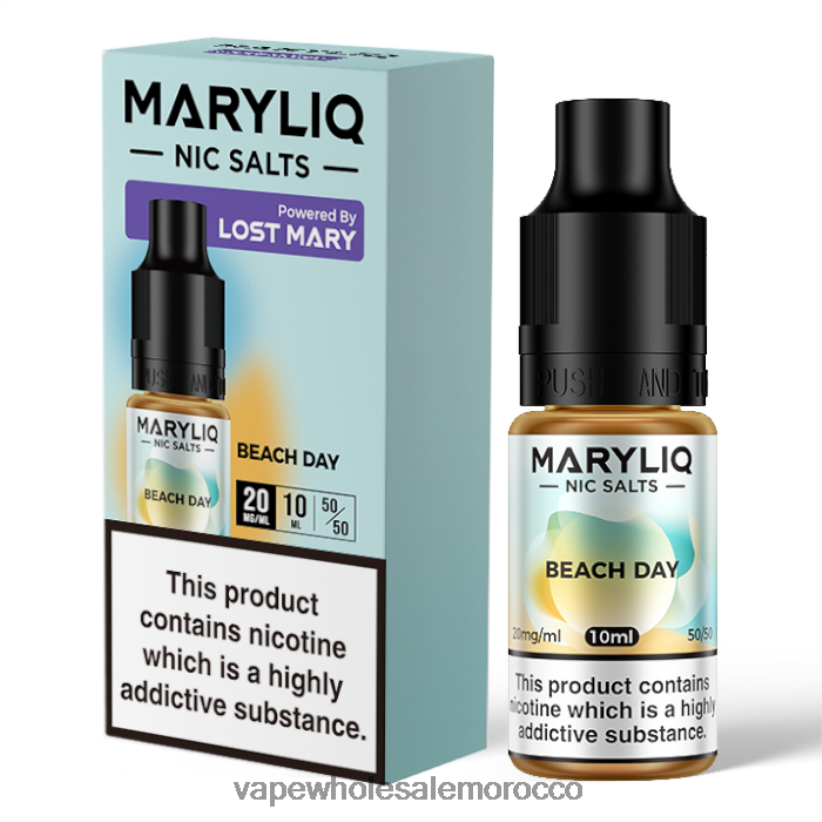 Vape Morocco - يوم الشاطئ R840F2439 LOST MARY MARYLIQ أملاح النيكوتين - 10 مل - 20 ملغ