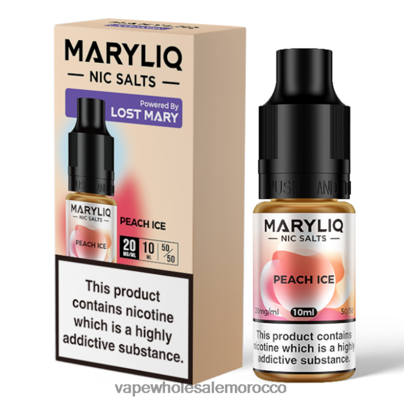 Vape Morocco - جليد الخوخ R840F2450 LOST MARY MARYLIQ أملاح النيكوتين - 10 مل - 20 ملغ