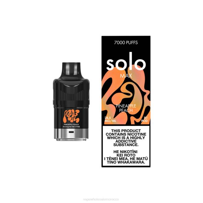 Vape Morocco - Solo MAX جراب الأناناس والخوخ 428J85