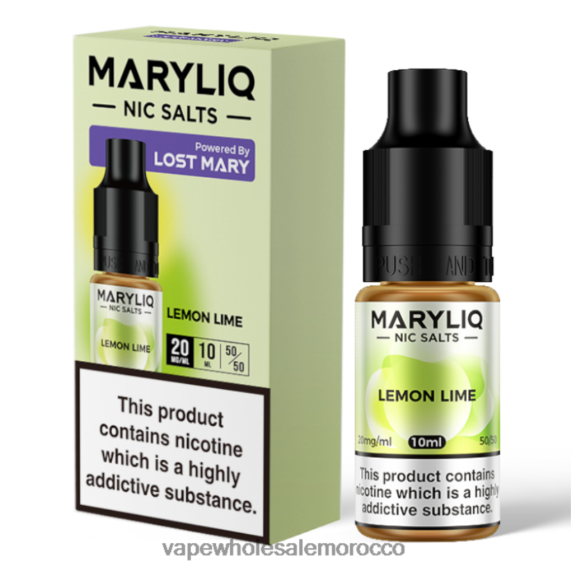 Vape بالجملة - ليمون حامض R840F2447 LOST MARY MARYLIQ أملاح النيكوتين - 10 مل - 20 ملغ