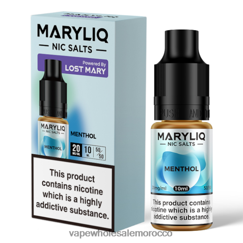 Vape Wholesale Morocco - المنثول R840F2449 LOST MARY MARYLIQ أملاح النيكوتين - 10 مل - 20 ملغ