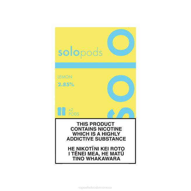 Vape Wholesale - Solo جراب بديل 2-pack ليمون 428J55