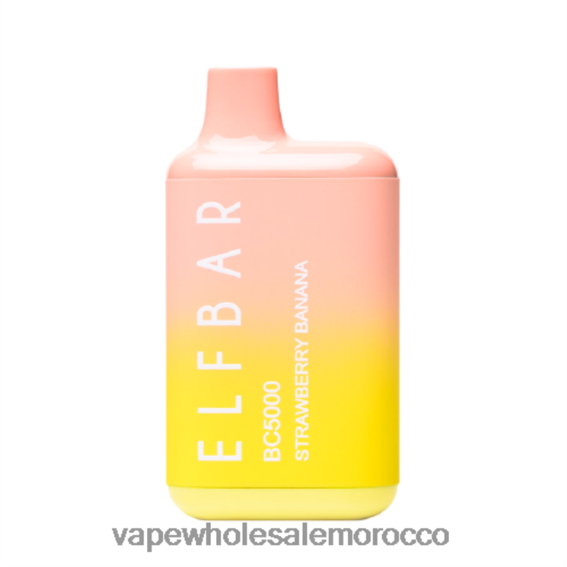 Morocco Vape Shop - الموز بالفراولة R840F2308 ELFBAR BC5000