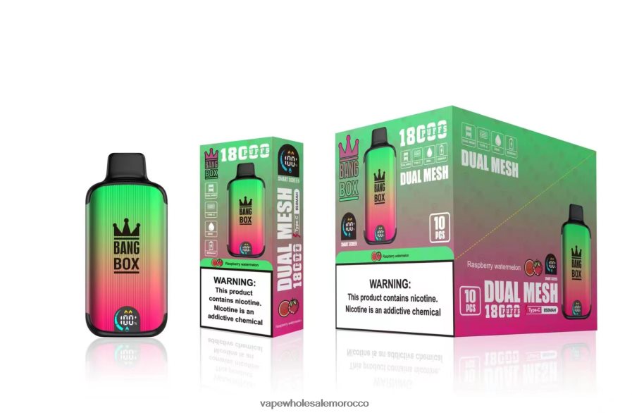 السيجارة الإلكترونية للبيع - Bang Box 18000 نفث البطيخ التوت Z064V697