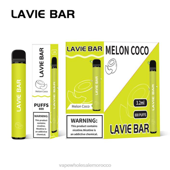 Disposable Vape Morocco - كوكو البطيخ LAVIE BAR 800 نفث HVJH315