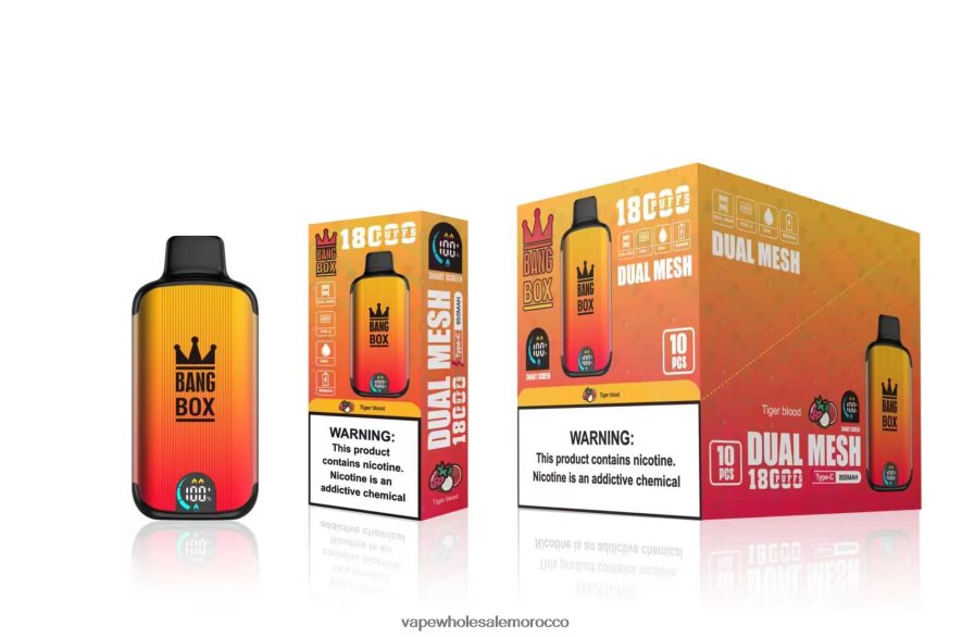 E Cig Wholesale Distributors - Bang Box 18000 نفث دم النمر Z064V694