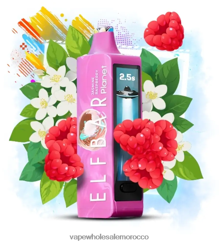 E Cig Wholesale Distributors - الياسمين، التوت Elf Bar Planet 25000 46VF2219