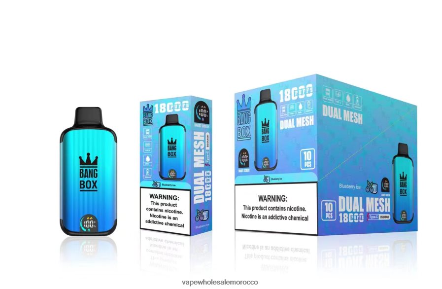 E Cigarette Morocco - Bang Box 18000 نفث جليد التوت Z064V690