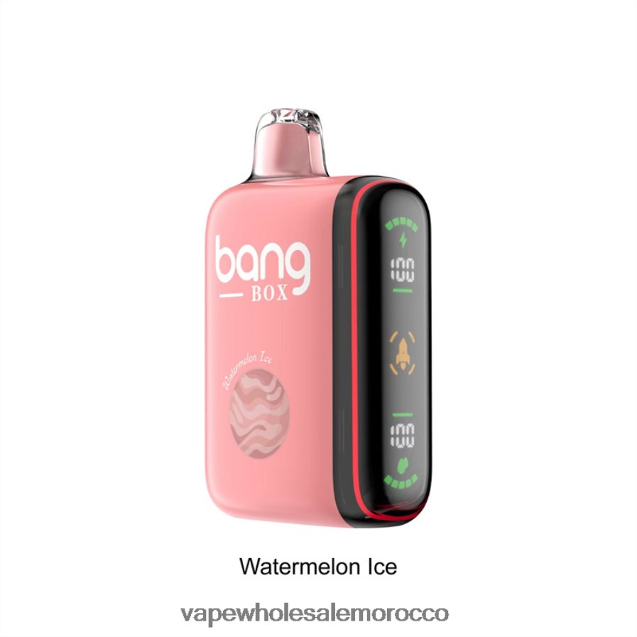 E Cigarette Morocco - Bang Box 9000-18000 نفث عرض الطاقة الذكي ثلج البطيخ Z064V634