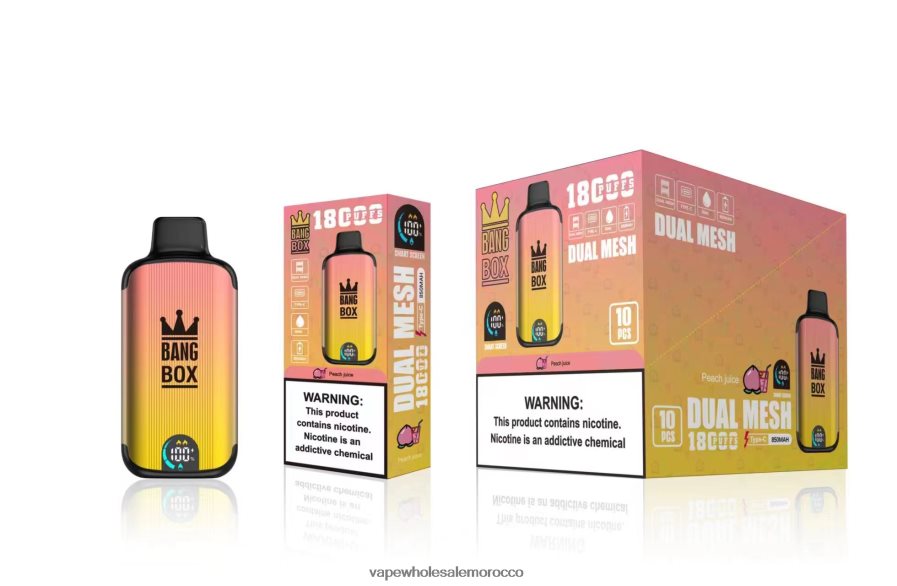 Electronic Cigarette Morocco - Bang Box 18000 نفث عصير الخوخ Z064V691