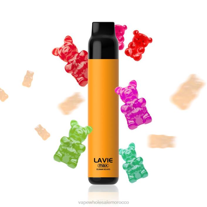 Electronic Cigarette Morocco - الدببة الصمغية LAVIE BAR 5000 نفث - الحد الأقصى HVJH282