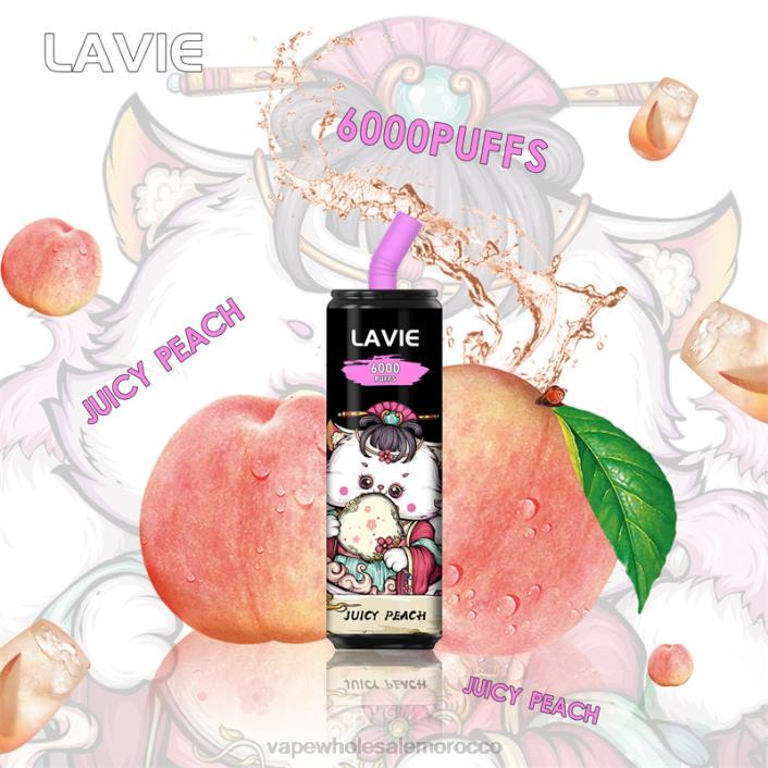 السجائر الالكترونية - الخوخ العصير LAVIE Coke BAR 6000 نفث HVJH271