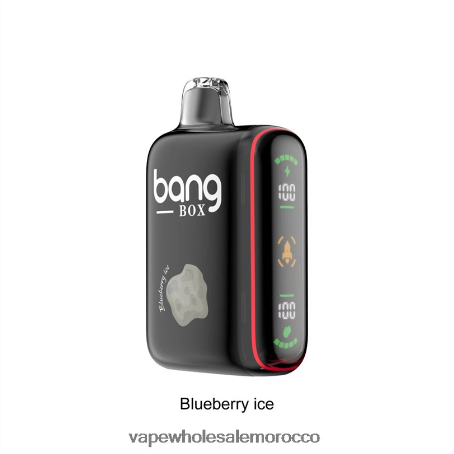 Lets Vape Morocco - Bang Box 9000-18000 نفث عرض الطاقة الذكي جليد التوت Z064V632