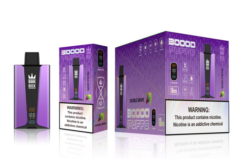 Morocco Vape Shop - Bang Box شاشة سمارت 30000 نفخة عنب مزدوج Z064V685