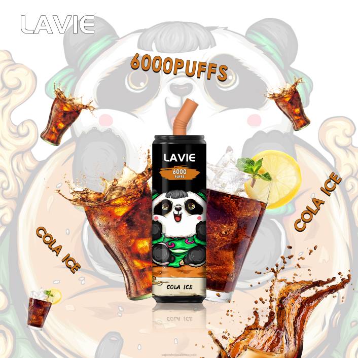 Morocco Vape Shop - جليد الكولا LAVIE Coke BAR 6000 نفث HVJH276