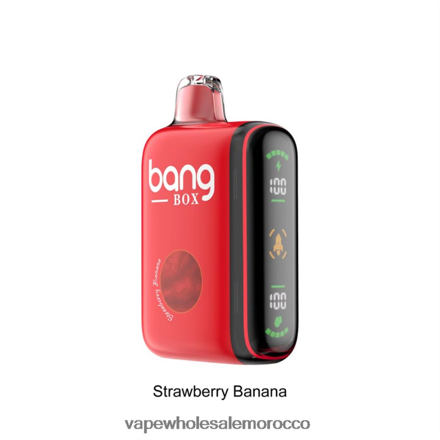 Vape بالجملة - Bang Box 9000-18000 نفث عرض الطاقة الذكي موز فراولة Z064V625