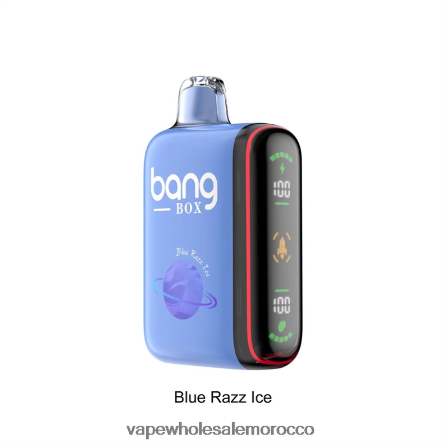 شراء Vape بالجملة - Bang Box 9000-18000 نفث عرض الطاقة الذكي الجليد الأزرق Z064V626