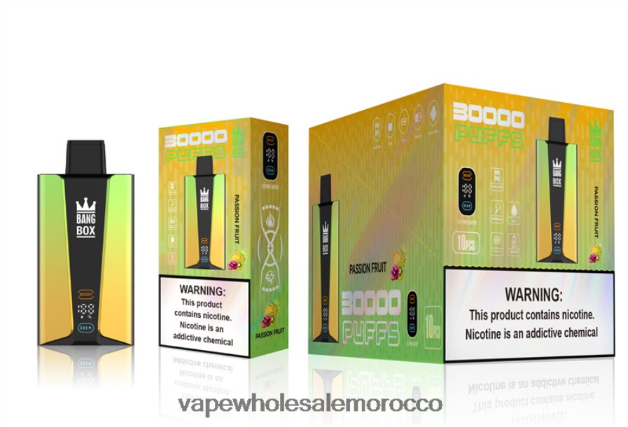 Vape Morocco - Bang Box شاشة سمارت 30000 نفخة فاكهة العاطفة Z064V684