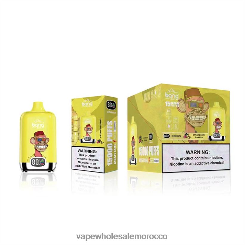 Vape Morocco - الموز بالفراولة R840F2131 Bang Box 15000