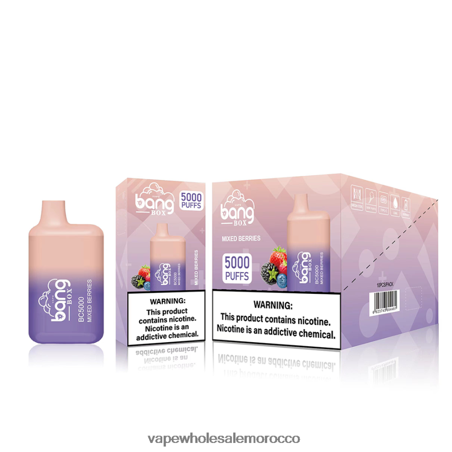 Vape Price Morocco - Bang Box قبل الميلاد5000 يمكن التخلص منه Z064V687