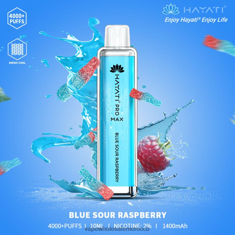 Vape بالجملة - التوت الأزرق الحامض R840F2150 Hayati Pro Max 4000