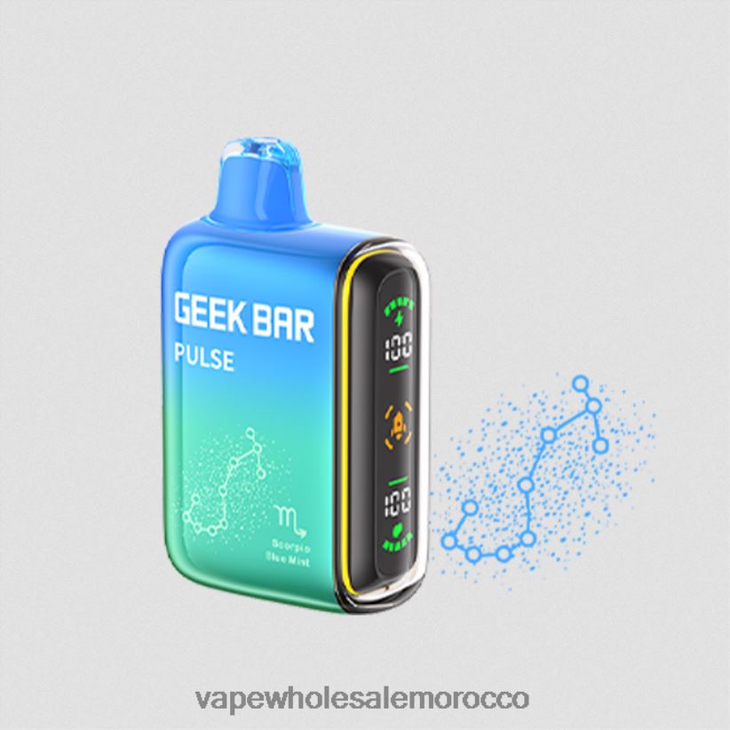 Vape بالجملة - النعناع الأزرق R840F273 GEEK BAR Pulse طبعة البروج 7500 نفه/15000 نفه