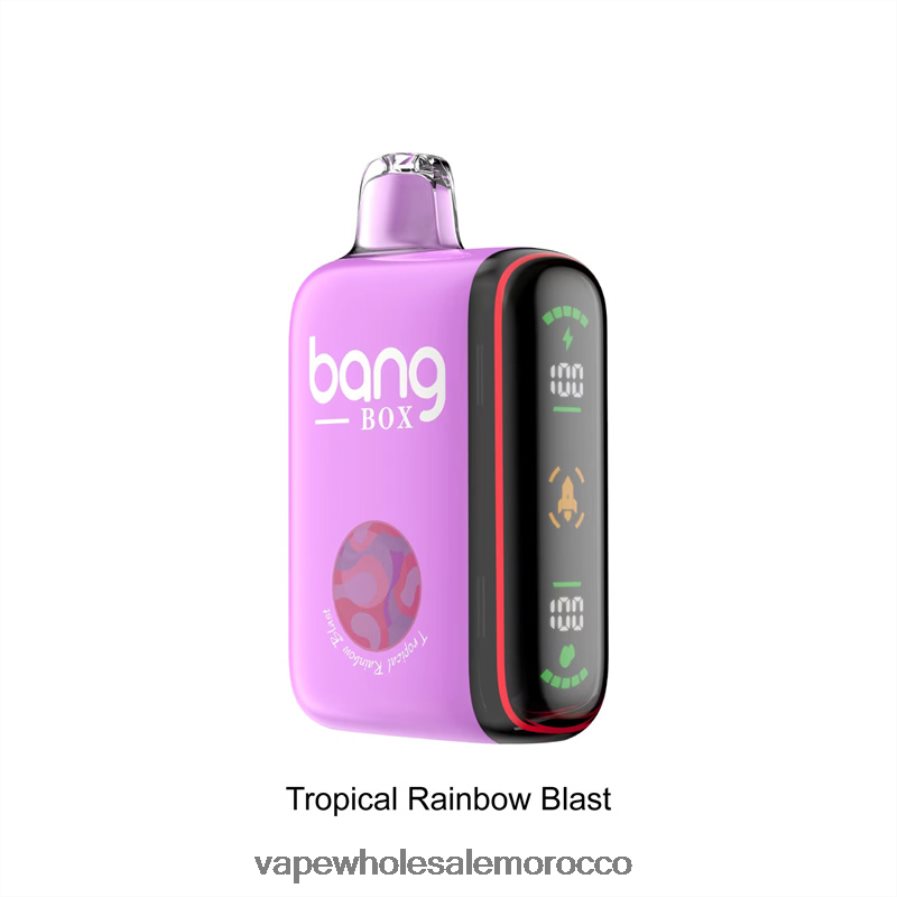 Vape Wholesale - Bang Box 9000-18000 نفث عرض الطاقة الذكي انفجار قوس قزح الاستوائي Z064V636