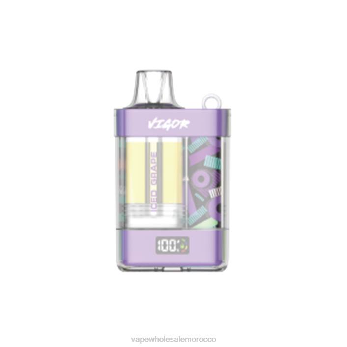 Vape Wholesale Morocco - عنب مثلج LAVIE VIGOR 15000 نفث HVJH8