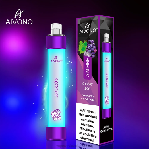 Vape بالجملة - Aivono AIM FIRE 1000 جليد العنب X464329