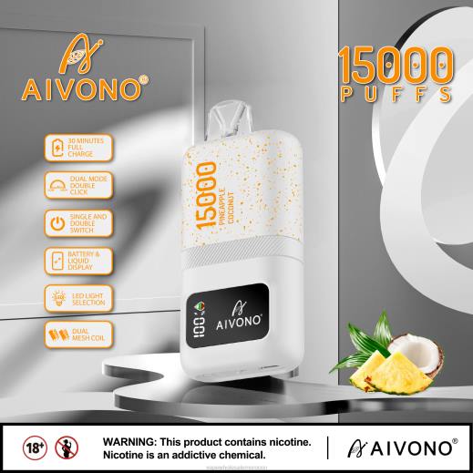 E Cigarette Morocco - Aivono AIM magic 15000 جوز الهند الأناناس X46472