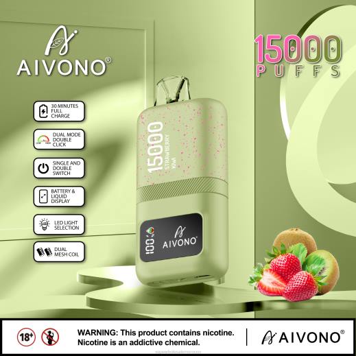 Vape بالجملة - Aivono AIM magic 15000 كيوي فراولة X46463