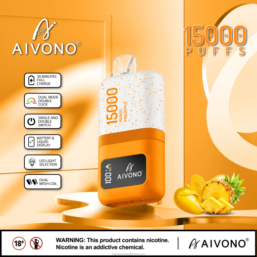 Vape Price Morocco - Aivono AIM magic 15000 مانجو اناناس X46469