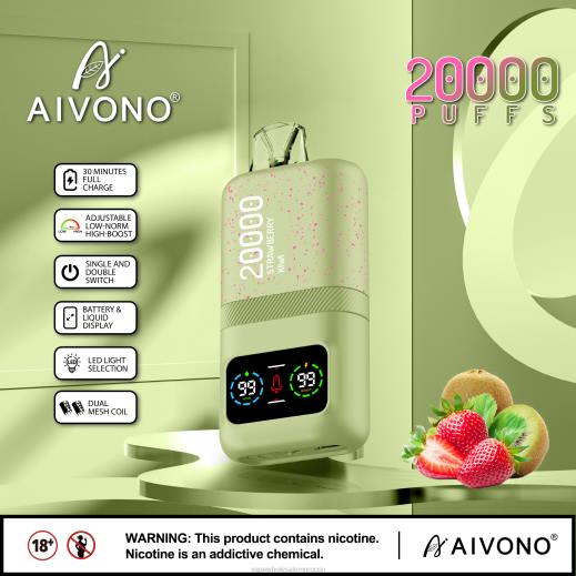 السجائر الالكترونية - Aivono AIM magic 20000 كيوي فراولة X46481