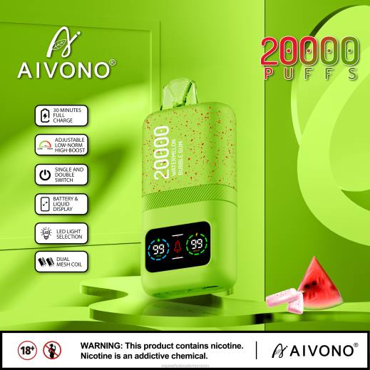 Vape بالجملة - Aivono AIM magic 20000 علكة البطيخ X46482