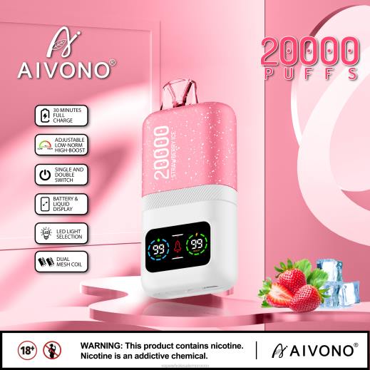 Vape Wholesale - Aivono AIM magic 20000 جليد الفراولة X46474