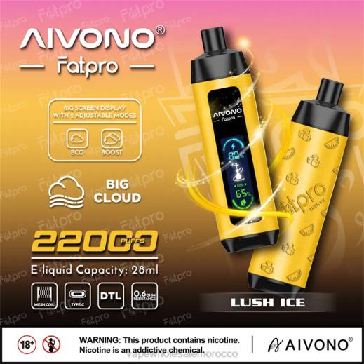 السيجارة الإلكترونية للبيع - Aivono Fatpro 22000 الجليد الخصب X4643