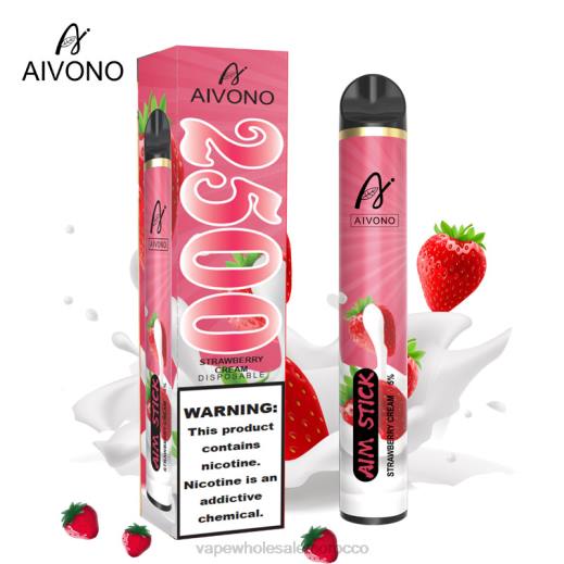 السيجارة الإلكترونية للبيع - Aivono AIM STICK 2500 كريمة الفراولة X464155