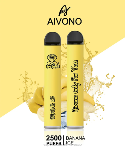 Lets Vape Morocco - Aivono AIM SNAKE 2500 جليد الموز X464298