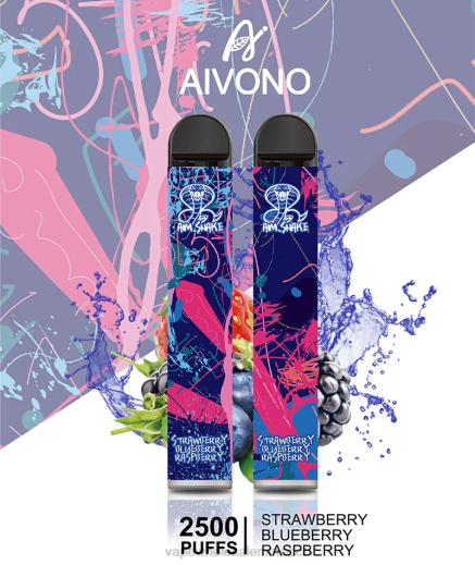 Morocco Vape Wholesale - Aivono AIM SNAKE 2500 الفراولة، التوت، التوت X464318