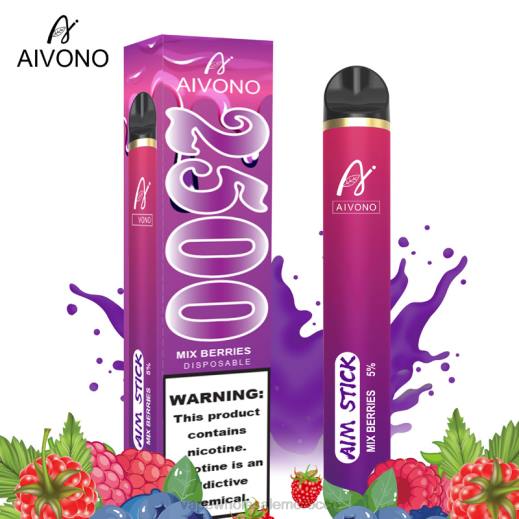 Vape بالجملة - Aivono AIM STICK 2500 مزيج التوت X464158