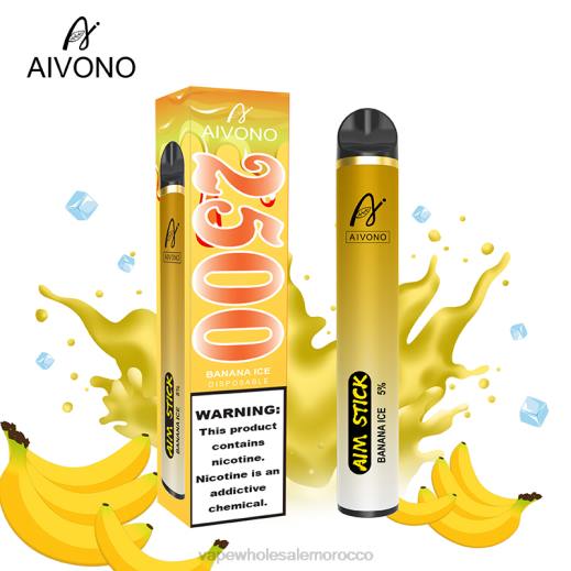 Vape Wholesale Supplier - Aivono AIM STICK 2500 جليد الموز X464151