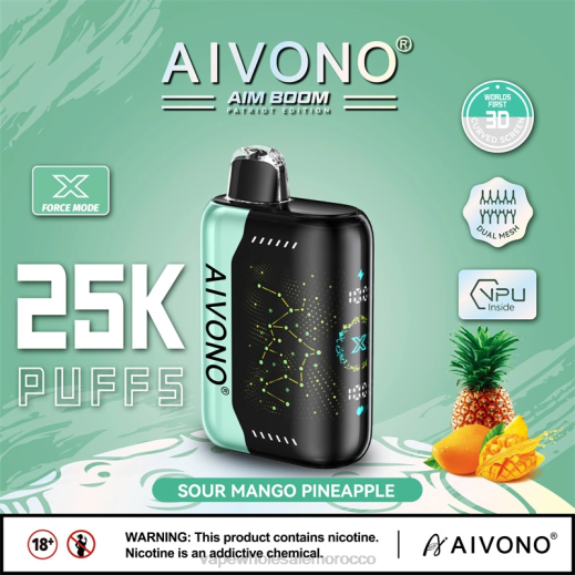 Vape Morocco - Aivono AIM BOOM 25000 الأناناس المانجو الحامض X464351