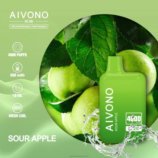 Disposable Vape Morocco - Aivono AIM BOXX 4000 التفاح الحامض X464220