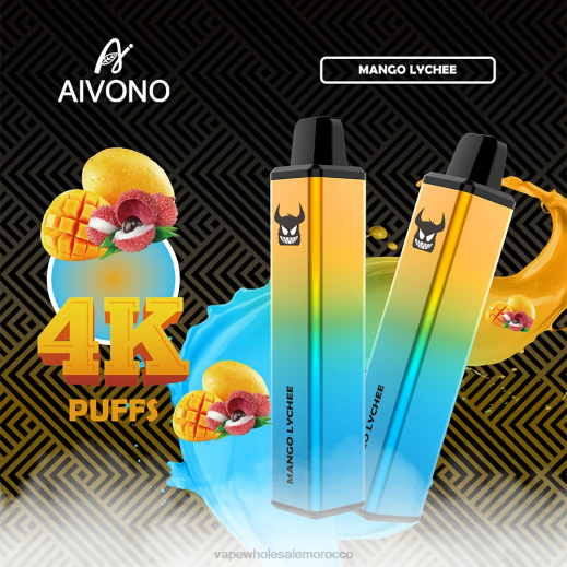 E Cigarette Morocco - Aivono AIM FREAK 4000 مانجو ليتشي X464262