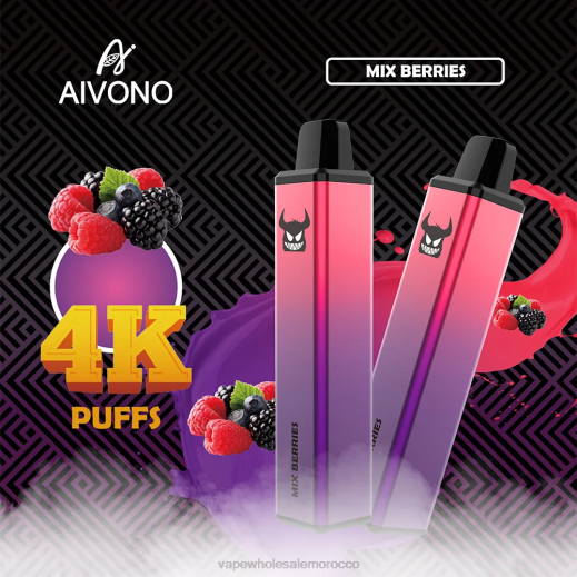 Lets Vape Morocco - Aivono AIM FREAK 4000 التوت المختلط X464260