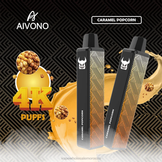 Morocco Vape Wholesale - Aivono AIM FREAK 4000 الفشار بالكراميل X464261