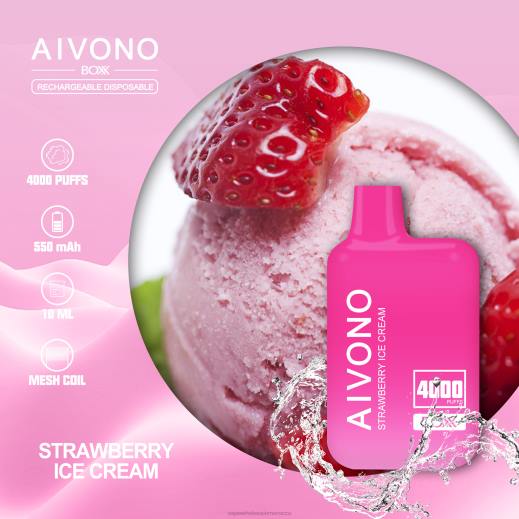 Vape Price Morocco - Aivono AIM BOXX 4000 آيس كريم الفراولة X464221